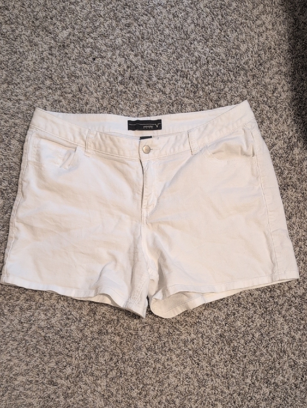 Venezia White Women's Jean Shorts